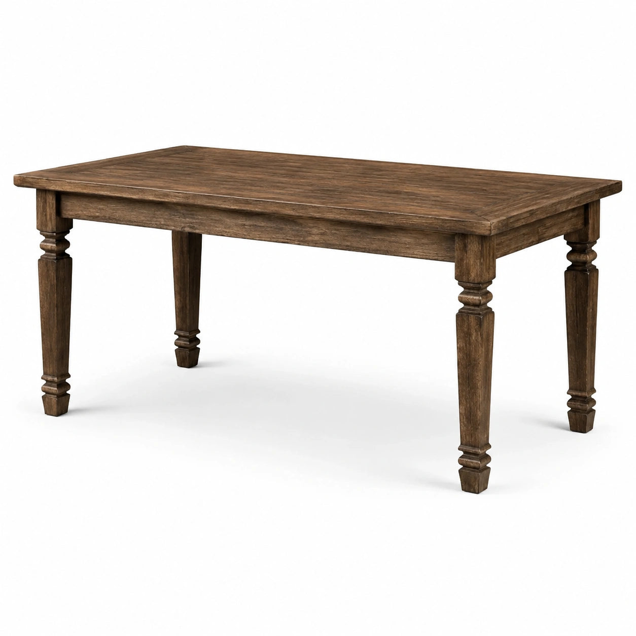Esstisch Rechteckig 180x90cm Massivholz Braun