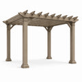 Pergola Aluminium Braun 300x300x250 cm